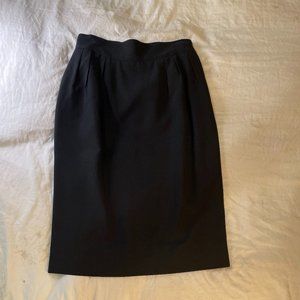 Hermes Black wool Skirt Size 38